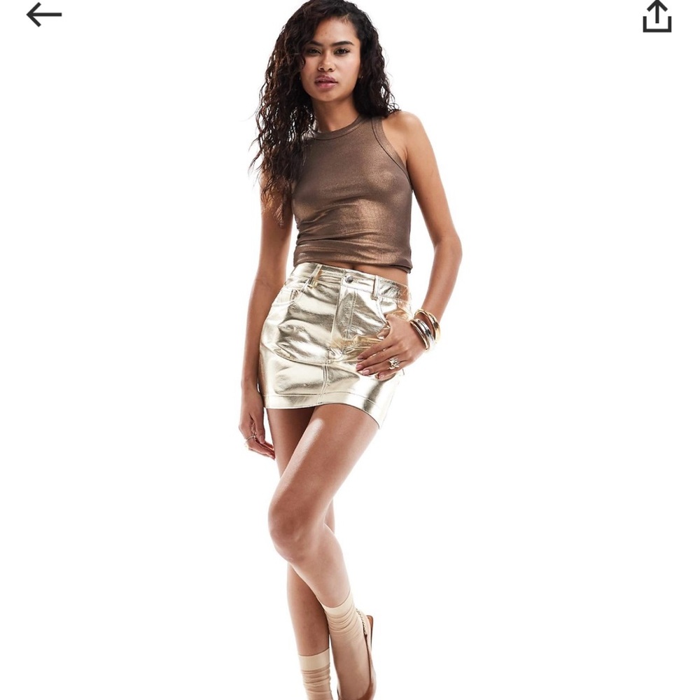 Gold Skirt
